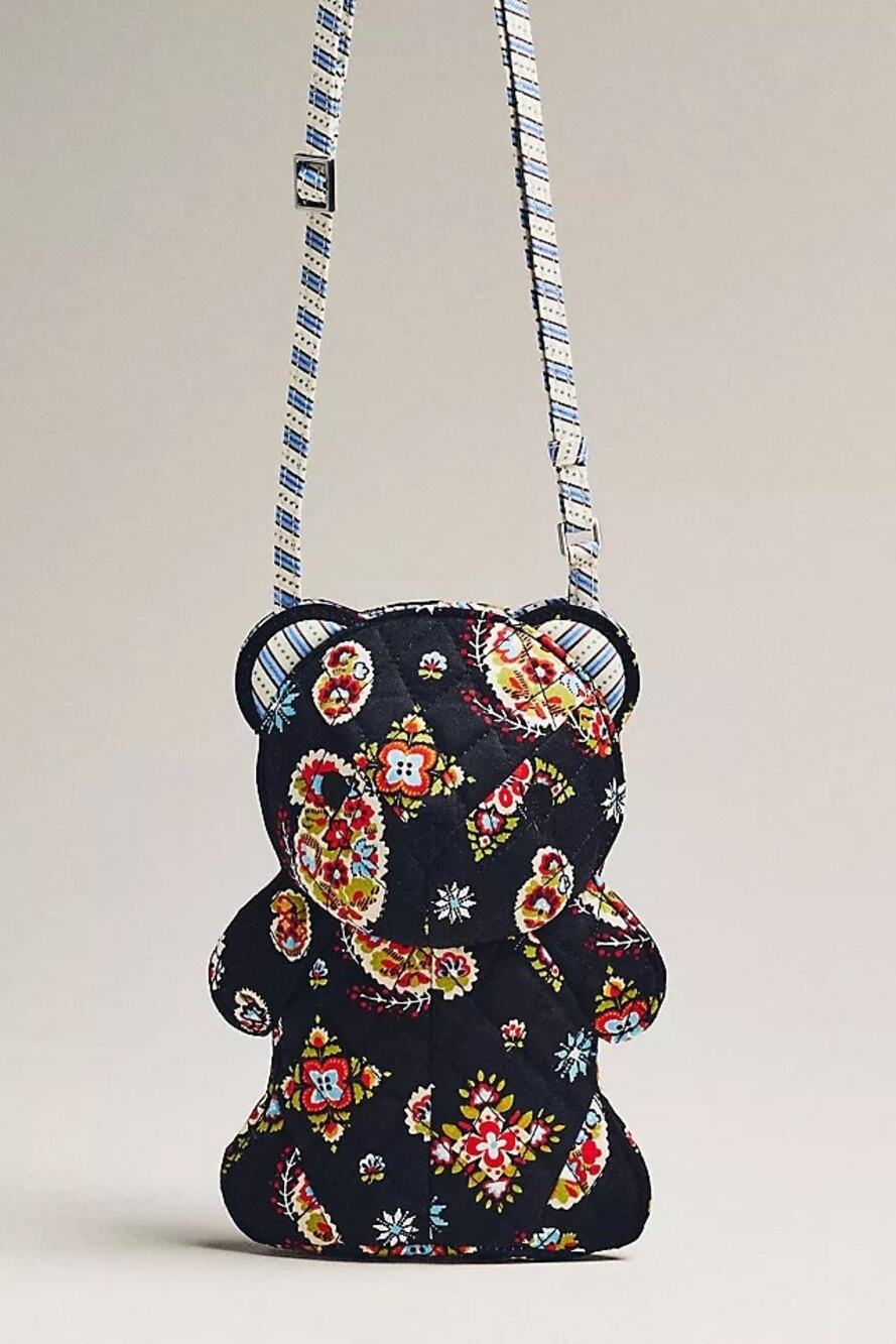 Vera Bradley x Anthropologie Classic Bear Crossbody Bag - Picture 1 of 5